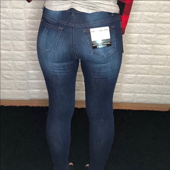 High Rise Distressed Denim - Picture 2 of 2